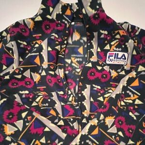 Fila Multicolor Patterned Fleece